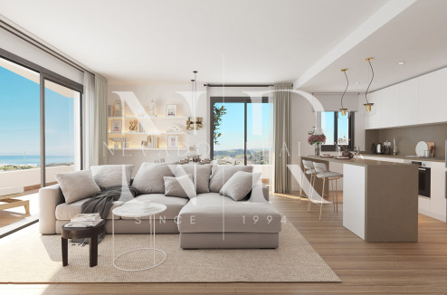 Ático en Estepona de nueva construcción con vistas panorámicas en venta