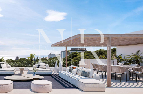 Newly built villa in Urbanisation Cascada de Camoján with panoramic sea views for sale