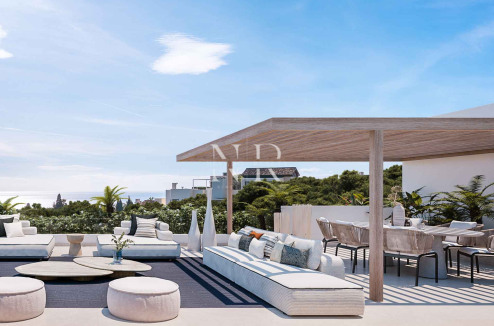 Newly built villa in Urbanisation Cascada de Camoján with panoramic sea views for sale