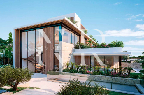 Newly built villa in Urbanisation Cascada de Camoján with panoramic sea views for sale