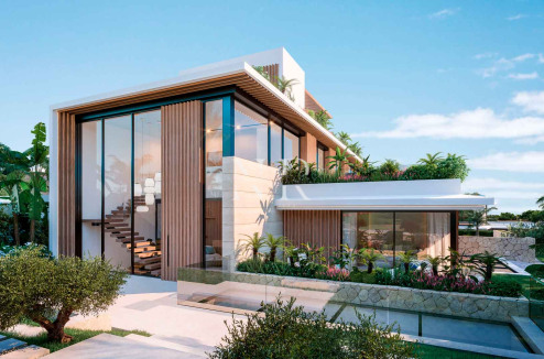 Newly built villa in Urbanisation Cascada de Camoján with panoramic sea views for sale
