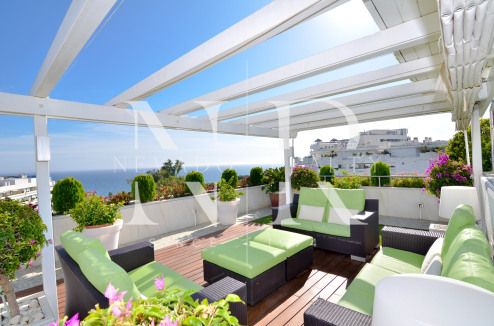 Penthouse à Don Gonzalo avec vue panoramique et piscine privée à vendre