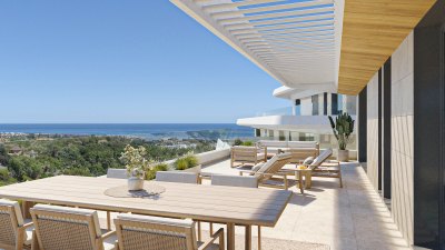 Modern Penthouse with Sea Views – New Golden Mile, Estepona