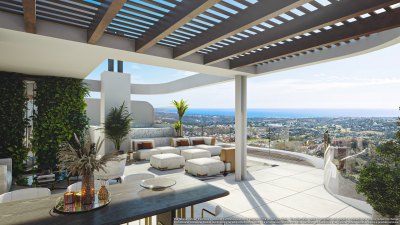 Impressive Corner Penthouse with solarium & private pool – La Quinta, Benahavís