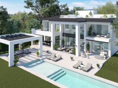 New luxury contemporary style villas in Puerto Banús beachside