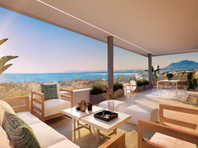 Luxury apartments with sea views in Santa Clara Golf Marbella