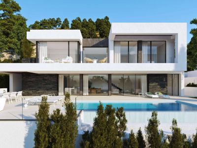 Einzigartige neue Villa mit Meerblick