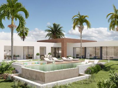 Moderna villa de diseño con vistas panorámicas in Altos de Los Monteros Marbella