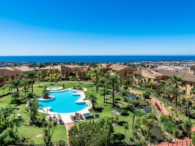 Penthouse mit offenem Meerblick in bewachter Anlage, Señorío de Cifuentes