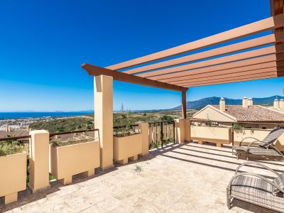 Penthouse mit offenem Meerblick in bewachter Anlage, Señorío de Cifuentes