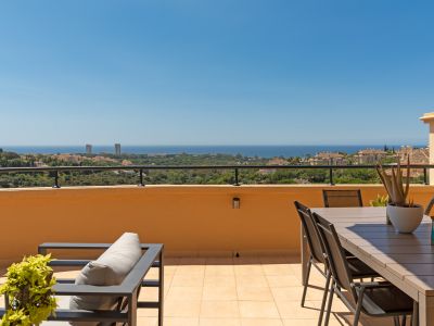 Apartamento en Elviria con amplias vistas al mar