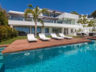 Moderne Villa mit dem besten Panoramameer- und Golfplatzblick, La Quinta