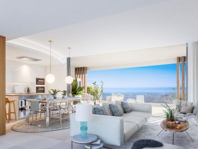 Luxury contemporary homes with panoramic sea views