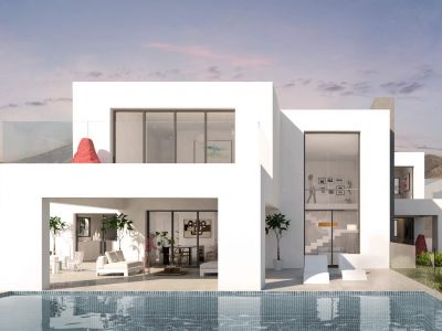 Casa lujosa estilo moderno con vistas panorámicas in La Mairena