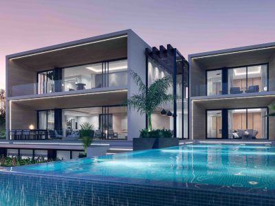 Villa contemporaine avec vue panoramique sur la mer