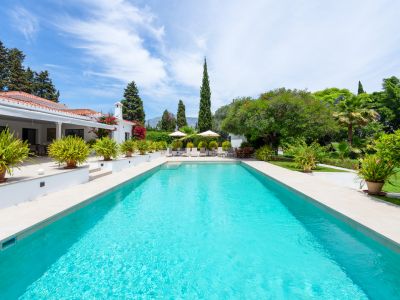 Villa with a huge garden in Puerto Banús