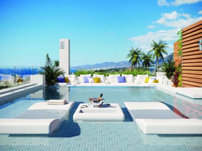 BENALUS Penthouse de luxe de 4 lits sur le Golden Mile à côté de la plage