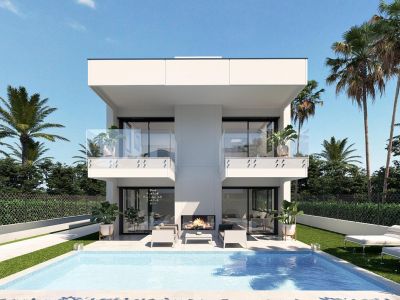 Nouvelles villas de luxe et de style, en bord de mer à Puerto Banús.