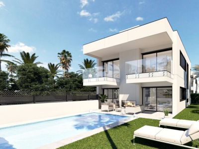 Nouvelles villas de luxe et de style, en bord de mer à Puerto Banús.