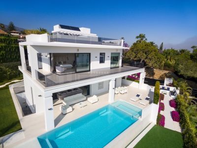 Impresionante villa moderna y lujosa en Nagüeles, Milla de Oro de Marbella