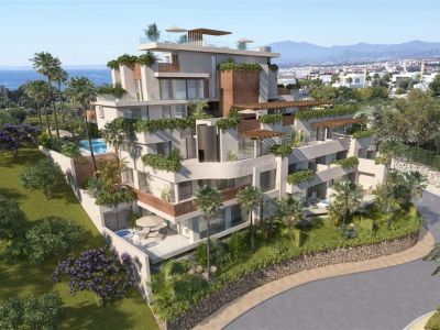 Bonito apartamento de obra nueva en La Cornisa de Río Real, Marbella Este