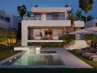 Luxury modern villa in a chic new development, Marbella´s Golden Mile (Project)
