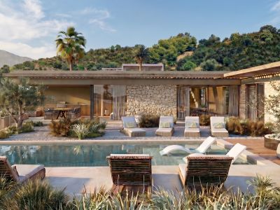 Magnífico proyecto para construir una villa de diseño contemporáneo con increíbles vistas en Los Altos de los Monteros, Marbella Este