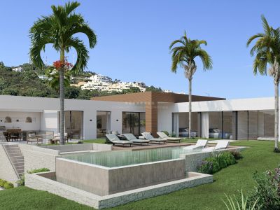 Maravillosa villa de obra nueva con increíbles vistas en Los Altos de los Monteros, Marbella Este