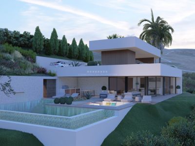 Maravillosa villa de obra nueva con increíbles vistas en Monte Mayor, Benahavis