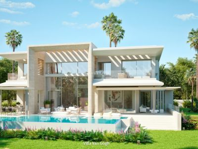 Lujosa villa nuevo a estrenar en exclusiva urbanización en la parte norte de Marbella