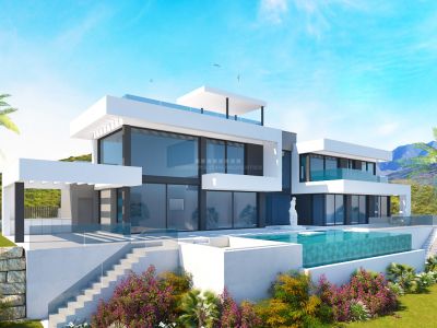 Impresionante villa contemporánea moderna a estrenar en Monte Mayor, Benahavis
