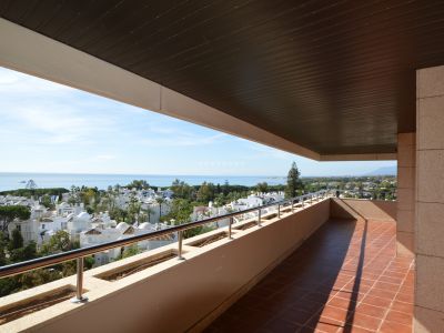 Fantastic apartment by the sea with great views in Residencial Palacio de Congresos, Golden Mile of Marbella