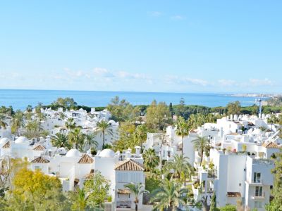 Fantástico apartamento junto al mar con estupendas vistas en Residencial Palacio de Congresos, Milla de Oro de Marbella