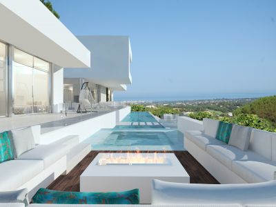 Espectacular proyecto de lujosa villa de estilo contemporáneo y elegante en La Reserva de Sotogrande, Sotogrande Alto