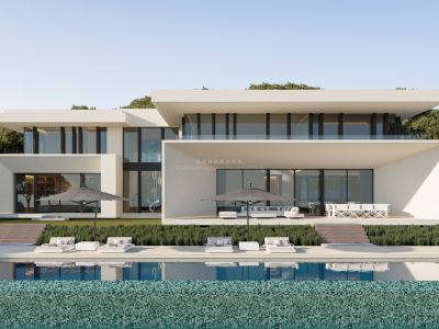 Lujosa y exclusiva villa de obra con increíbles vistas en La Reserva del Alcuzcuz, Benahavis