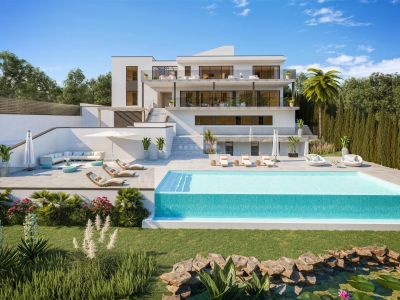 Luxurious under construction modern style villa in the exclusive urbanization La Reserva de Sotogrande