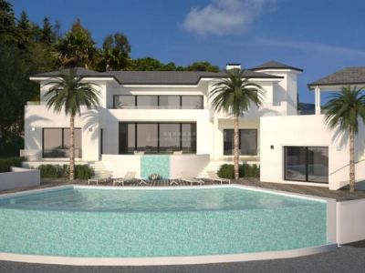 Fantástica y lujosa casa con vistas al mar en la exclusiva zona de La Zagaleta, Benahavis