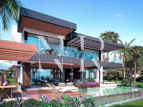 Villa en Nueva Andalucía en construcción en urbanización cerrada en venta