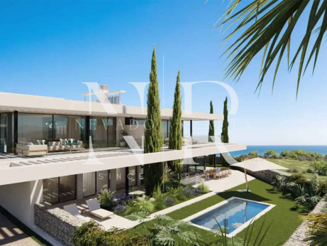 Villa jumelée en construction à Santa Clara Golf avec vue mer à vendre