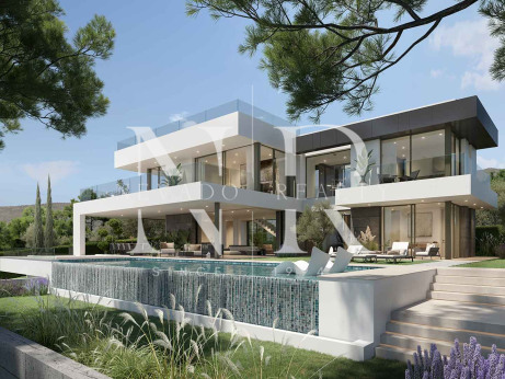 Villa en construction avec vue mer à Artola Alta, à vendre