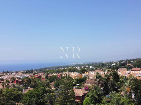 Plot in the Xarblanca residential area with panoramic sea views for sale