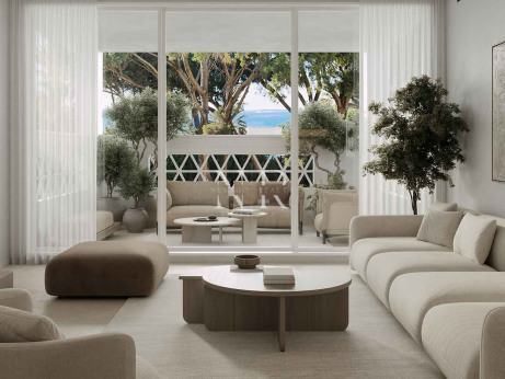Apartamento con vistas al mar en Playas del Duque, Puerto Banús, en venta