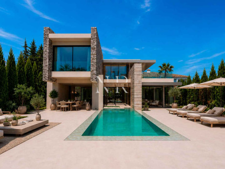 Villa de nueva construcción, lado de la playa en el Cortijo Blanco, San Pedro en venta