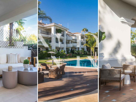 Apartamento en planta baja en Urbanización Altos Reales completamente renovado en venta