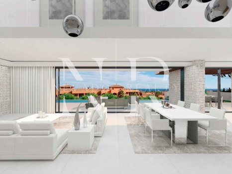 Proyecto de villa en Urbanización Los Flamingos Golf con vistas al mar en venta