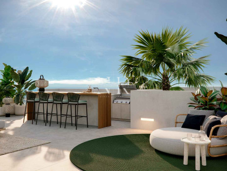Villa à Nueva Andalucía en construction dans une communauté fermée à vendre