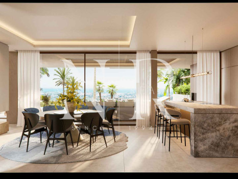 Villa in Nueva Andalucía under construction in a gated community for sale