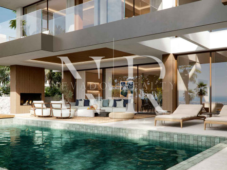 Villa in Nueva Andalucía under construction in a gated community for sale