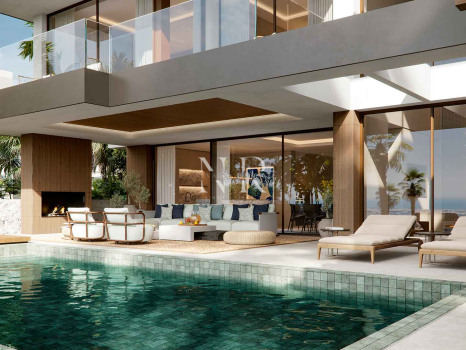 Villa à Nueva Andalucía en construction dans une communauté fermée à vendre