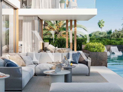 Villa en Nueva Andalucía en construcción en urbanización cerrada en venta